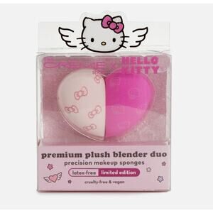 Hello Kitty Premium Plush Blender Duo Creme Shop Makeup Sponges Limited Edition!